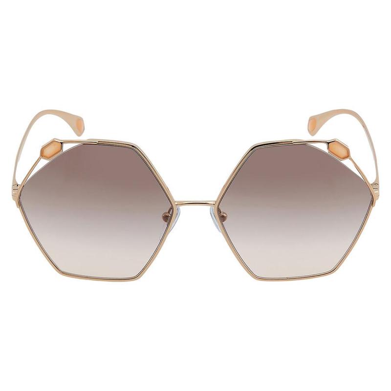 Bvlgari宝格丽女士太阳镜防紫外线渐变镜片抗眩光遮光六边形