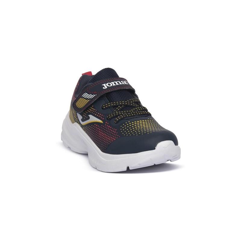 代购JOMA女士跑步鞋轻便透气防滑缓震深蓝色红色白色魔术贴