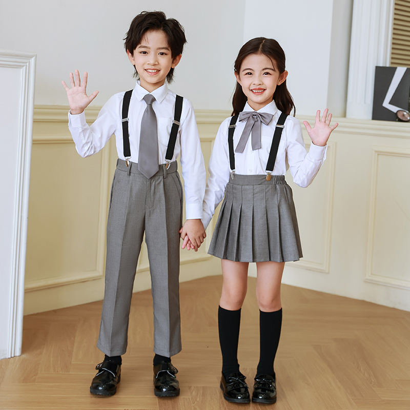 小学生春秋款男女童幼儿园园服学院校服套装儿童班服英伦风三件套