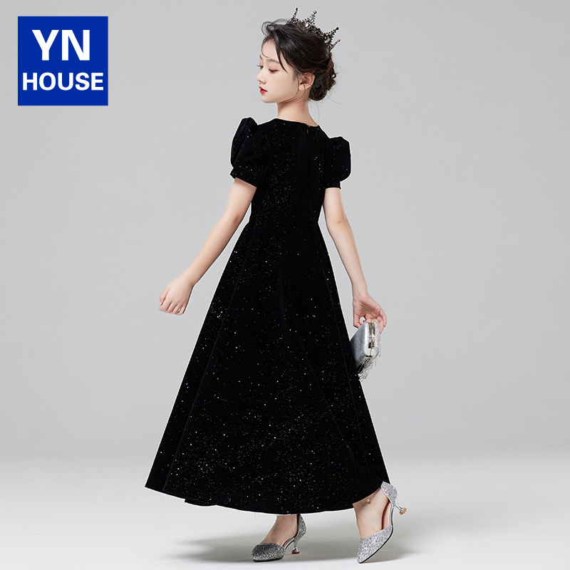 儿童晚礼服女童公主裙轻奢小众