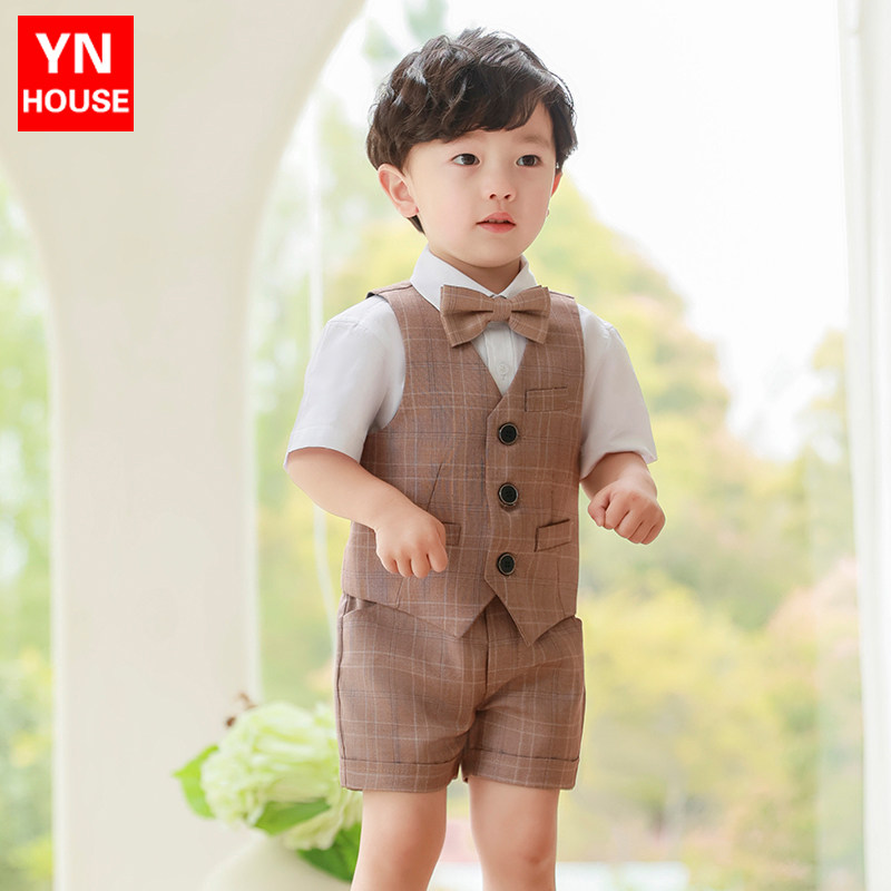 男童西装套装周岁礼服男孩夏季宝宝小西服生日儿童小西服婚礼花童高性价比高么？