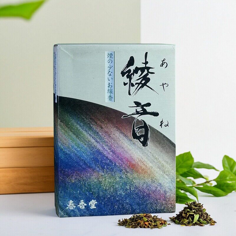 日本春香堂绫音线香家用室内香薰房间持久熏香檀香少烟花香氛