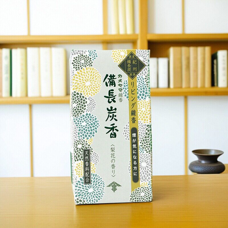 龟山一树梨花日本线香淡香氛无烟香薰卧室室内家用梨香熏香