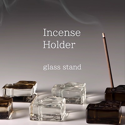 日本香彩堂手工玻璃香立香插