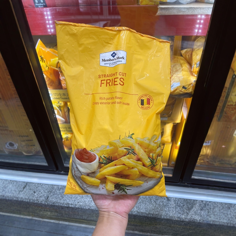 山姆MM直条形薯条1k冷冻半成品