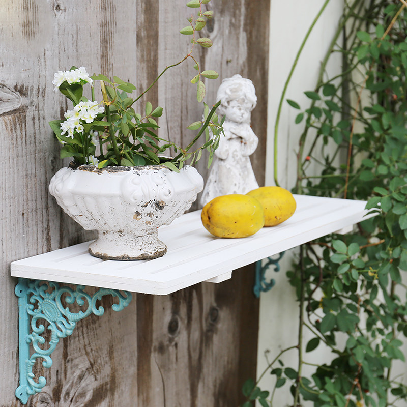 岛拉墙面搁隔板置物架复古木铁做旧风格一字挂墙书架杂物架花盆架,住宅家具,搁板/置物架/家用陈列架,淘宝优惠券,粉丝福利购,淘宝优惠卷