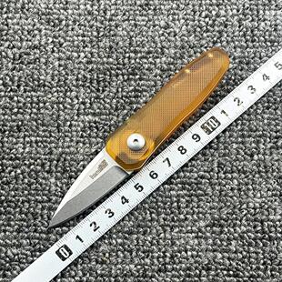 卡秀 7500铝合金柄折刀户外野营狩猎战术防身高硬度口袋EDC工具刀