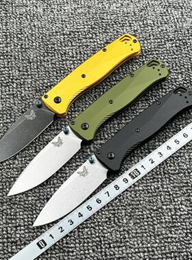 蝴蝶 BM535-07 铝合金柄折刀户外野营狩猎高硬度口袋EDC工具刀