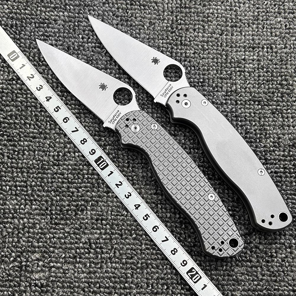 蜘蛛 C81钛合金柄折刀户外野营狩猎战术防身高硬度口袋EDC工具刀