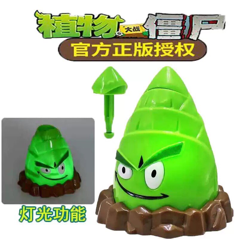 新款植物大战僵尸玩具软胶硬单个豌豆射手暗影大喷菇辣椒蓝莓火焰