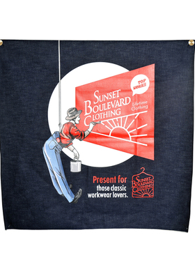 Sunset Boulevard Clothing Banner 牛仔海报 限量58枚