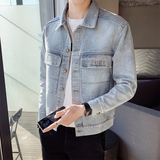 2025秋款男士牛仔夹克韩版绣花外套男修身上衣B317/JK68/P115，男装夹克，电商B317