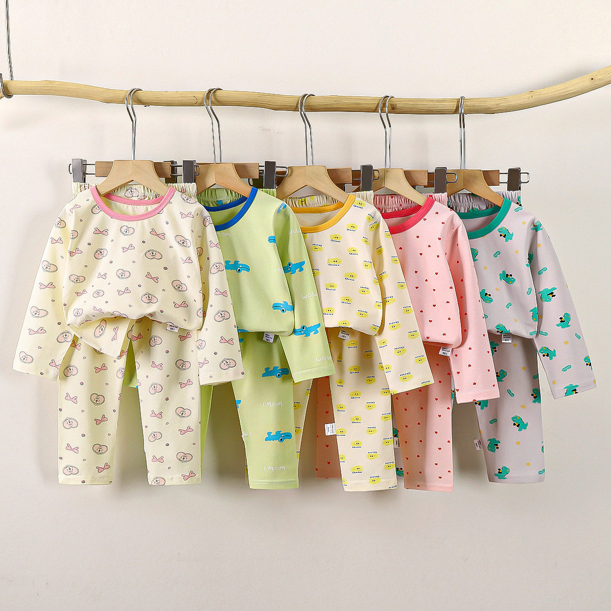 中大童莱卡棉内衣套装莱卡