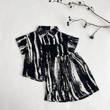 男童夏装2025新款套装洋气时髦儿童夏季衣服宝宝短袖痞帅衬衫童装