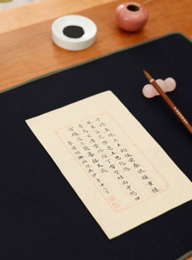 【1件7折】含60%羊毛包边毛毡垫书画毡垫学生毛毡布书法毛毡垫子