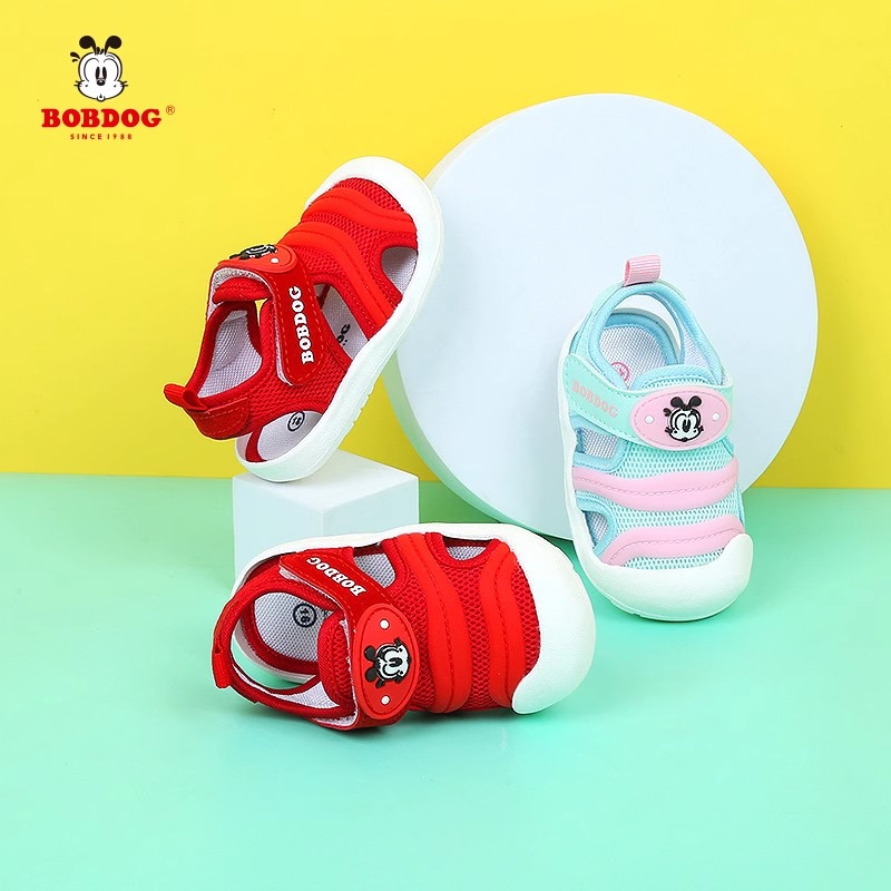 童鞋婴儿学步鞋夏季包头男宝宝机能鞋0—3岁软底女童沙滩鞋