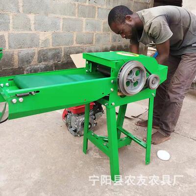 纸箱包装干湿两用铡草机220V 50HZ铡草粉碎机家用4刀切铡机