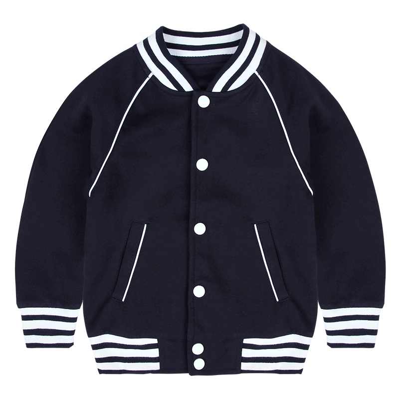 校服印花logo春秋冬棒球服幼儿园儿童装初中小学生运动会班服定制