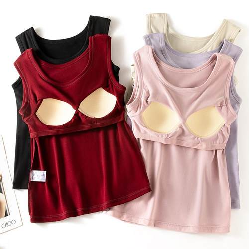 春秋冬新款磨绒保暖背心