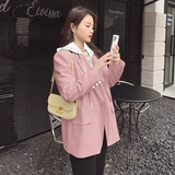 现货春装新款连帽可拆卸小西装192-1598-P125控178，女装西装，浙宝103（原192）