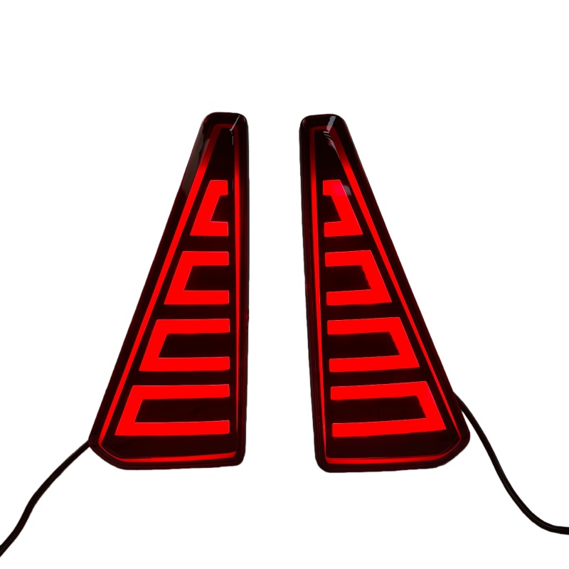 适用于丰田诺亚NOAH/VOXY/80系LED后杠灯led改装刹车灯流水转向灯