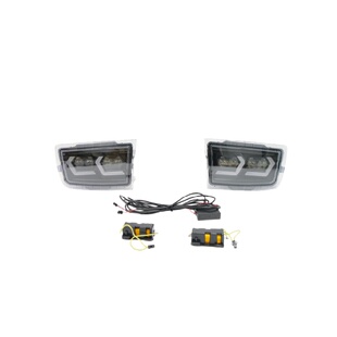 适用于丰田96-02年霸道2700 3400雾灯北汽陆霸LC95 LC90日行灯