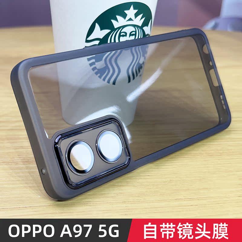 适用于oppoa97自带镜头膜手机壳a97新款镜头全包保护套OPPO A97 5G透明防摔A97硅胶防滑边简约软壳