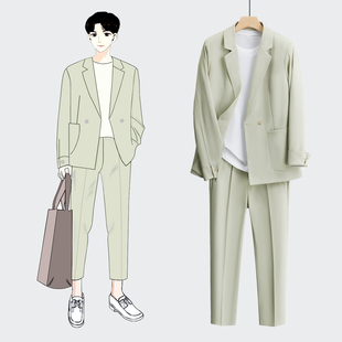 雅痞帅轻熟风休闲西装 男宽松韩版 外套百搭 坠感西服套装 高级感春季