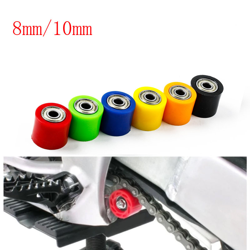 越野摩托车导链轮泰坦M2M4M5北海波速尔导链器张紧器8/10mm链条轮