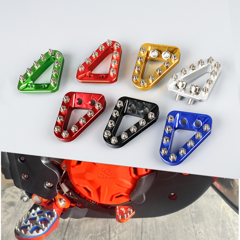 越野摩托车后刹车踏板小三角铁 CNC刹车三角板 exc恒舰二冲克维斯