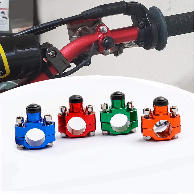 越野摩托车改装CNC点火熄火按钮开关华洋波速尔克维斯K16恒舰通用