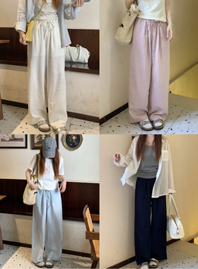 秋家自制  本期top私服裤   夏日爱穿 版型赞的休闲裤长裤4个颜色