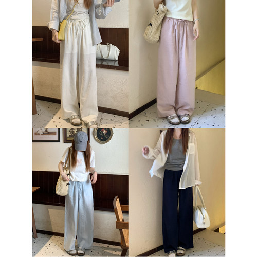 秋家自制  本期top私服裤   夏日爱穿 版型赞的休闲裤长裤4个颜色