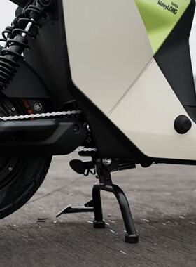 适用九号F2z110/F2z110max/F2z90专用碳钢加厚中撑双撑大脚架改装