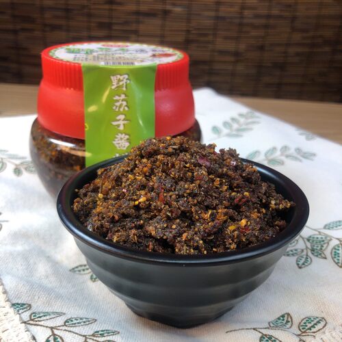 延边朝鲜族野苏子酱调料香味浓