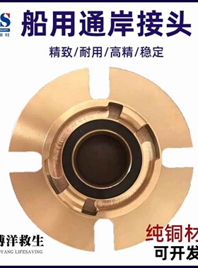 船用国际通岸接头50/65消防中岛中德国标加厚CCS船检证书通安接头