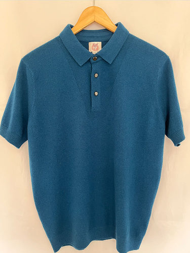 鹿王羊绒衫男士休闲半袖