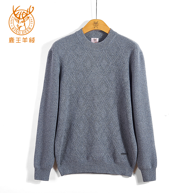 长袖冬季保暖加厚套头百搭羊绒衫