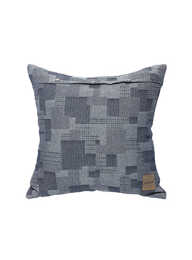 GUSTPARK Denim Back Cushion羽丝绒内胆格纹牛仔靠垫抱枕 可拆卸