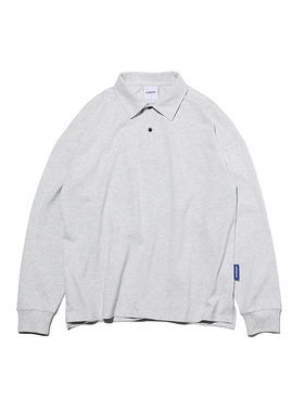 ABSURD LOGIC 荒诞逻辑 美式复古学院风 宽松廓形长袖polo衫男女