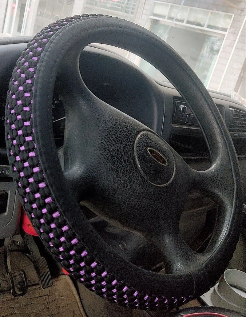 适用江铃新时代全顺经典全顺 金杯新快运福田风景把套方向盘套夏