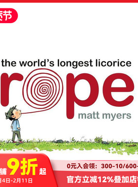 【现货】The World‘s Longest Licorice Rope，世界上最长的甘草绳