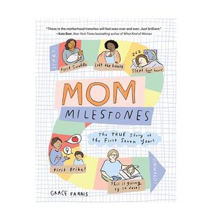 【预售】妈妈的里程碑 Mom Milestones 英文原版进口艺术插画作品集