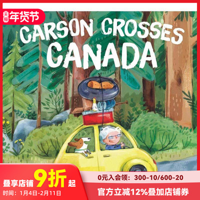 【预售】横跨加拿大 Carson Crosses CanadaCarson 英文原版进口外版图书