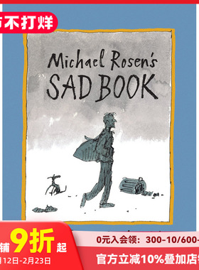 【现货】Michael Rosen's Sad Book 迈克尔罗森的伤心书 英文原版 儿童启蒙亲情教育绘本3-6岁 nice爷爷