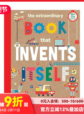 【预售】非凡之书：动手发明 The Week Junior图书奖 The Extraordinary Book that Invents Itself 原版英文儿童绘本 善本图书