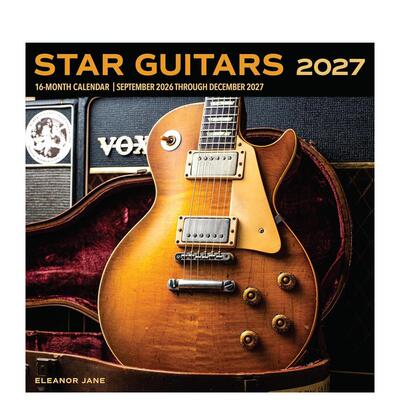 【预售】星耀吉他2027：日历（2026.09–2027.12） Star Guitars 2027: 16-Month Calendar 原版日历 摇滚乐迷