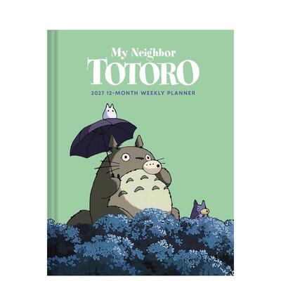 【预售】吉卜力工作室《龙猫》 2027年周计划手账本Studio Ghibli My Neighbor Totoro 2027 12-Month Weekly原版笔记本Notebook