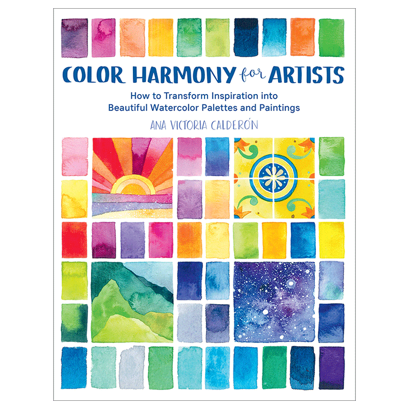 【现货】艺术家的色彩和谐 调色配色水彩绘画技法 Color Harmony for Artists 英文原版进口画册 善本图书Ana Victoria Calderon
