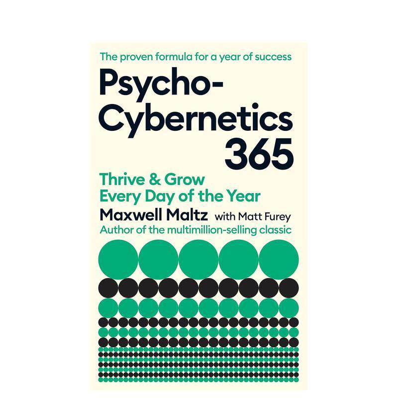 【现货】心理控制术365 Maxwell Maltz每日智慧之书 Psycho-Cybernetics 365原版英文心灵励志self help自助指南经典著作